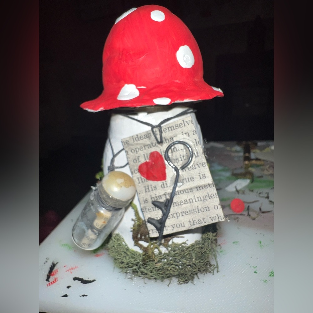 Love Note Mushroom Bottle